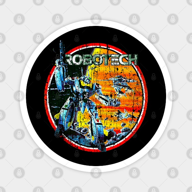 robotech // 80s Cartoon// Vintage Magnet by Niko Neon